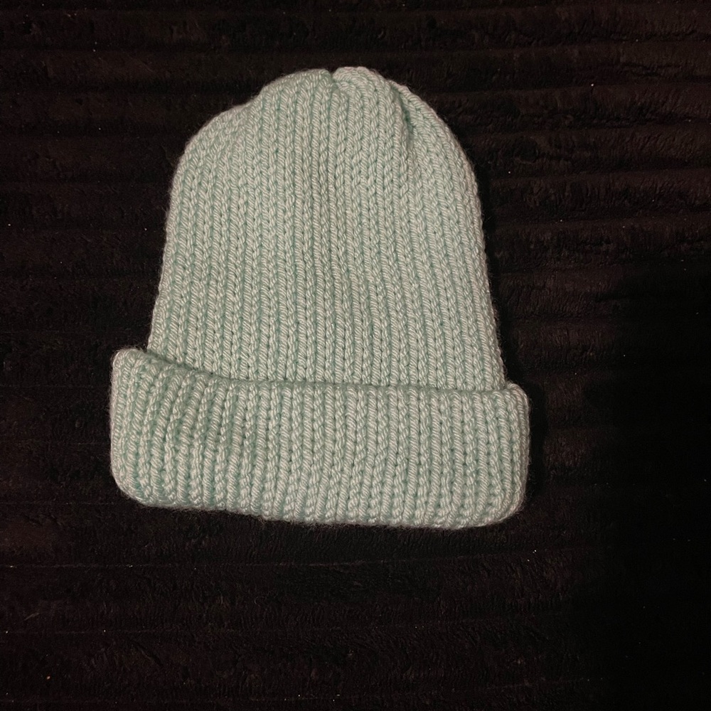 Mint Green Knit Beanie